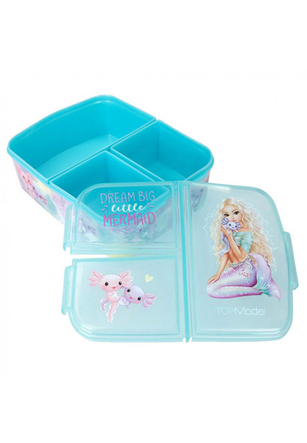 Olovrantový box - Morská panna + axolotl Top Model