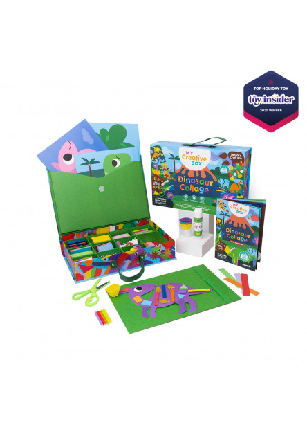 Dinosaur Collage Sensory Activity Box