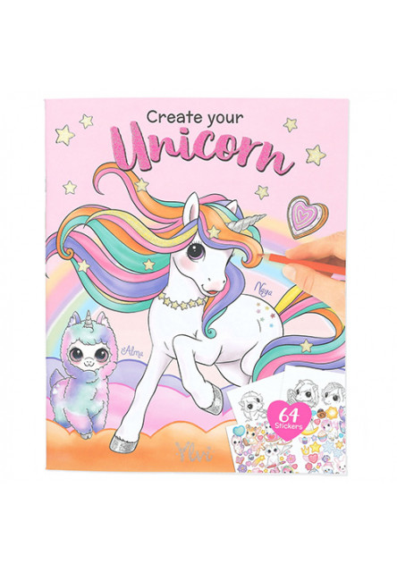 Omalovánka | Create your Unicorn, Naya + Alma, 64 samolepiek Ylvi