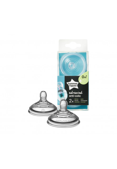 Náhradný cumlík C2N ANTI-COLIC Slow Flow 2ks 0m+