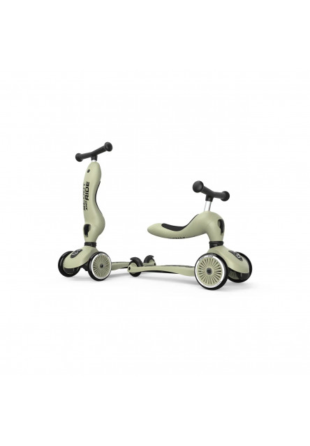 Detská kolobežka 2v1 scoot and ride - highwaykick 1 - olive