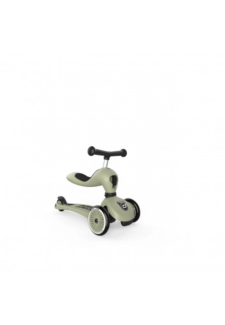 Detská kolobežka 2v1 scoot and ride - highwaykick 1 - olive