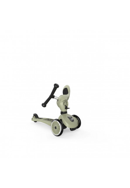 Detská kolobežka 2v1 scoot and ride - highwaykick 1 - olive