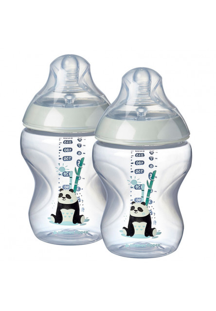 Dojčenská fľaša, ANTI-COLIC, 0+, 260 ml, kindness, 2ks