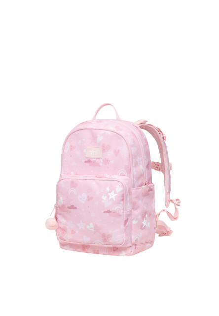 Frii of Norway Ergonomická školská taška Frii Active 22L – Pink Heart