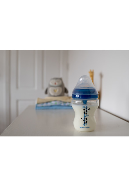 Dojčenská fľaša ANTI-COLIC, 0+, 260 ml, modrá, 1ks