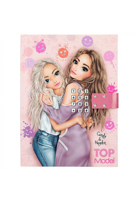 Zápisník na kód Top Model, Candy & Hayden, se smajlíky Top Model
