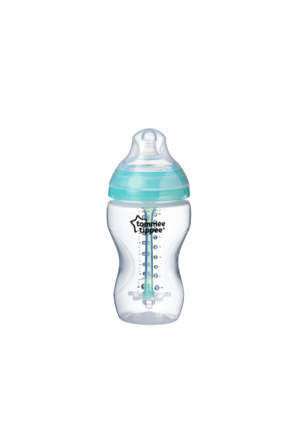 Dojčenská fľaša advanced ANTI-COLIC, stredný prietok, 0+, 340 ml, 1ks Tommee Tippee