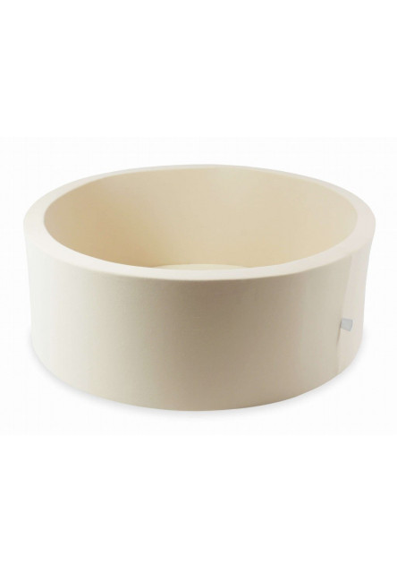 Detský suchý bazénik okrúhly 110x40 bez loptičiek - béžový Elis design