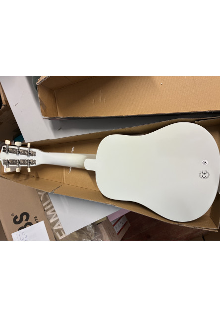 Drevená prvá gitara pre deti Confetti s reálnym zvukom 6 strún od 3-8 rokov - Poškodený tovar č.2