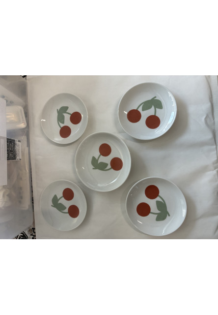 Porcelánový čajový set Čerešňa - Poškodená krabica