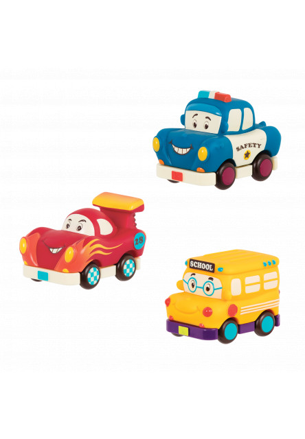 Mini autíčka na zotrvačník Mini Wheeee-ls! Školský bus B-Toys