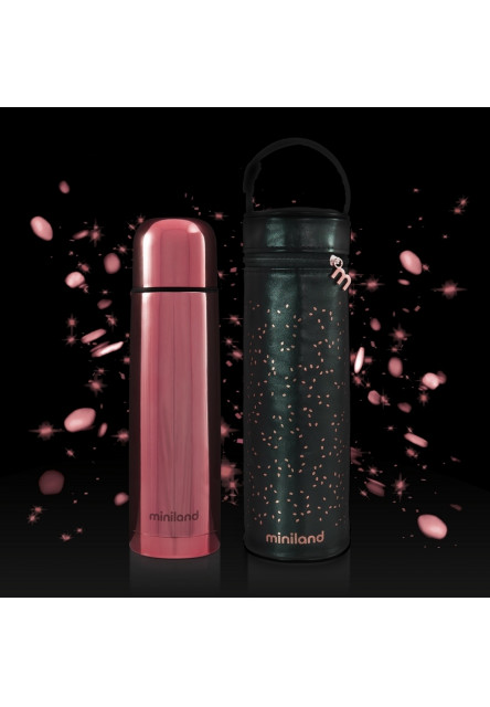 Sada termosky a termoobalu DeLuxe ružová