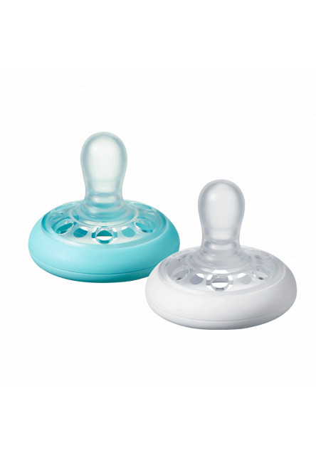 Cumlík, breast-like, silikón Natural, 0-6m, 2ks Tommee Tippee