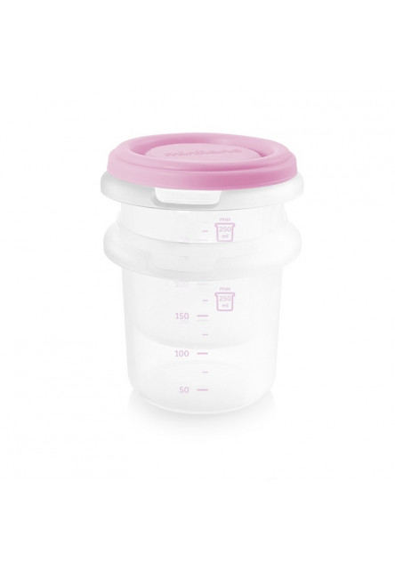 Termoizolačné puzdro + tégliky na jedlo Pink 2ks