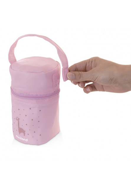 Termoizolačné puzdro + tégliky na jedlo Pink 2ks