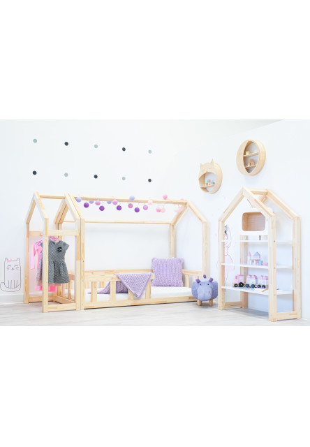 Domčeková posteľ Premium s voliteľnými nohami rozmer lôžka: 70 x 140, nožičky: bez nožičiek