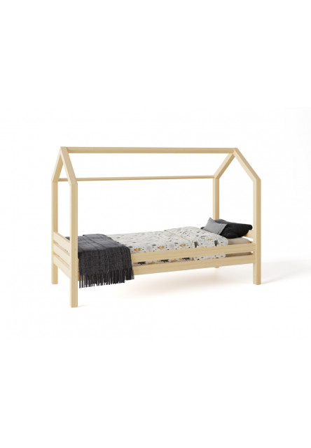 Domčeková posteľ Premium so šuflíkom rozmer lôžka: 70 x 140 cm, šuplík, nožičky: s nožičkami a so šuplíkom, zábrany: predná
