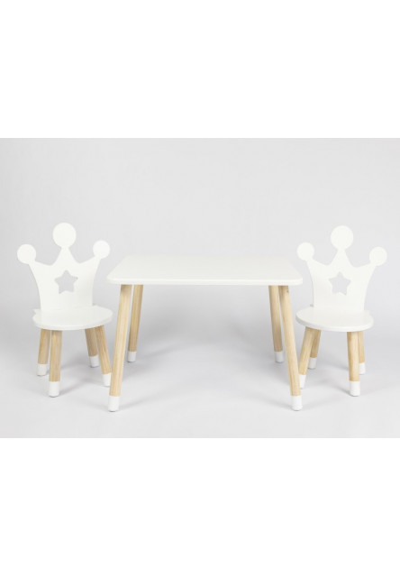 Elis design Detský stôl a stoličky Korunka variant: stôl + 2 stoličky