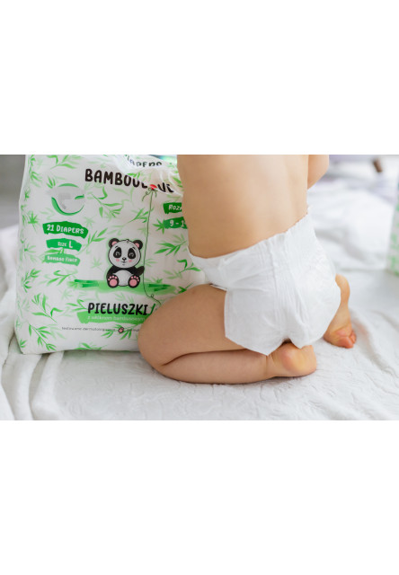 Plienky jednorazové bambus veľ. M 6-11 kg 24 ks