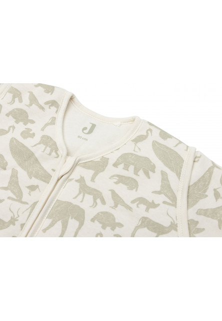 Spací vak 2v1 90cm Animals Olive Green