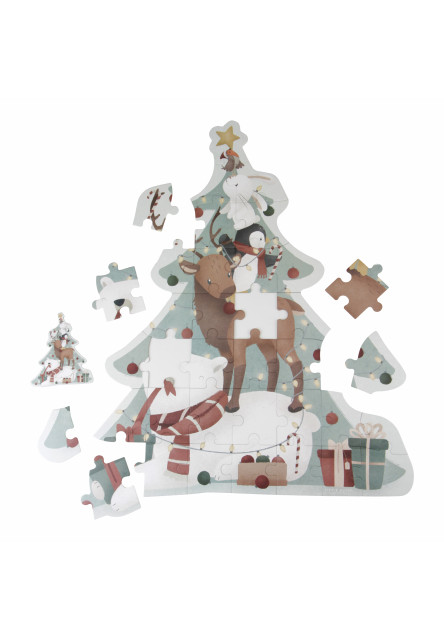 Puzzle vianočné XL Little Dutch