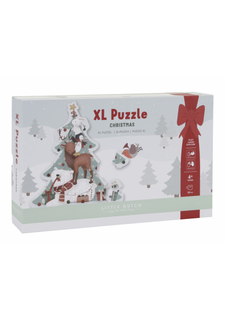 Puzzle vianočné XL