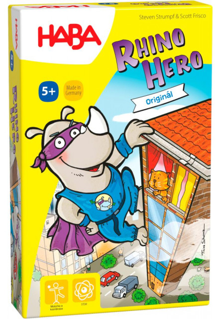 Spoločenská hra pre deti Rhino Hero SK CZ verzia