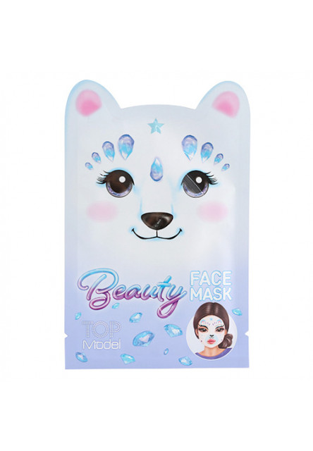 ASST | Tvárová maska s fantasy zvieratkami, Modrá - Ľadový medveď Top Model