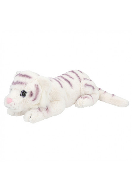Plyšová postavička tigra, Bielo-fialový, menší