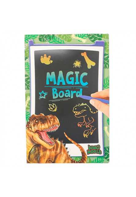 Magická tabuľka - Mazacia tabuľka + pero Dino World