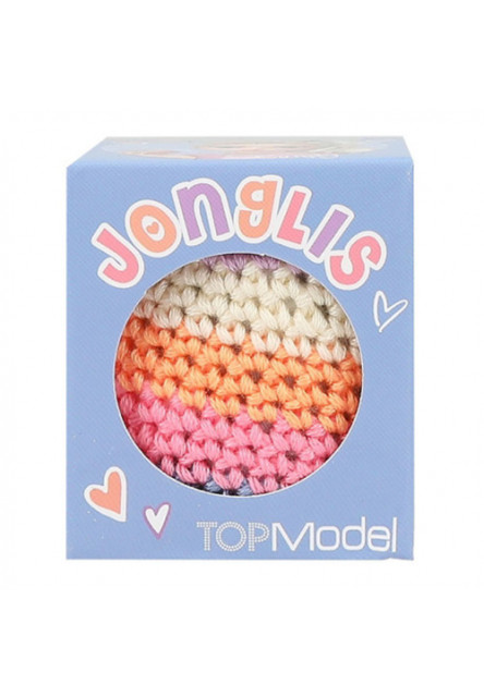 ASST | Háčkovaná loptička Jonglis, Modrá - Candy