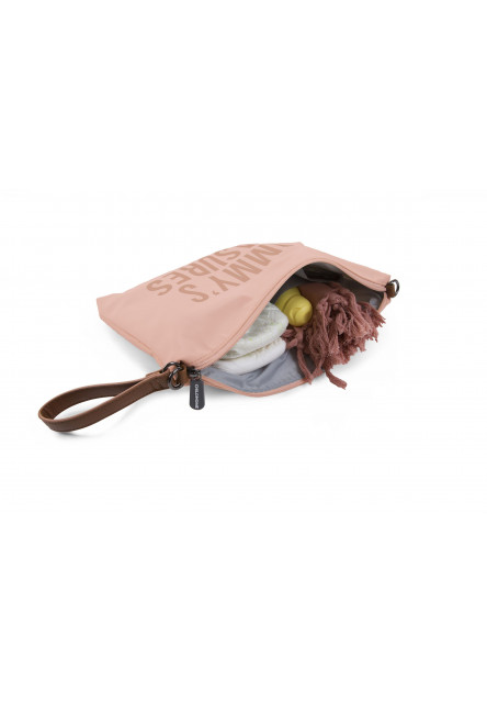 Puzdro na zips s pútkom Pink Copper