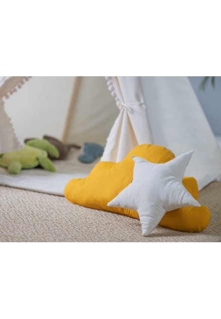 Set teepee stan Krémový s bambuľkami variant: luxury