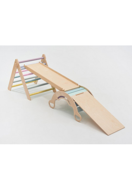 Montessori Piklerovej trojuholník pastelový