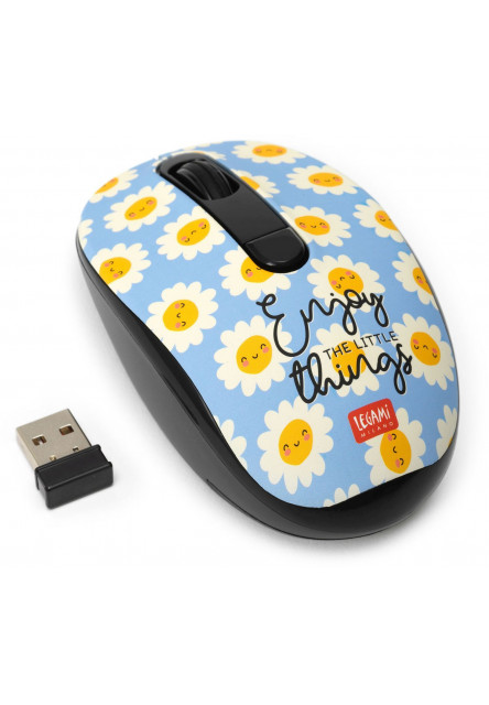 Bezdrôtová myš Legami wireless mouse - daisy - Poškodené