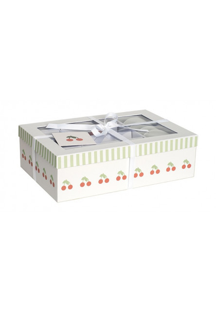 Porcelánový čajový set Čerešňa - Poškodená krabica