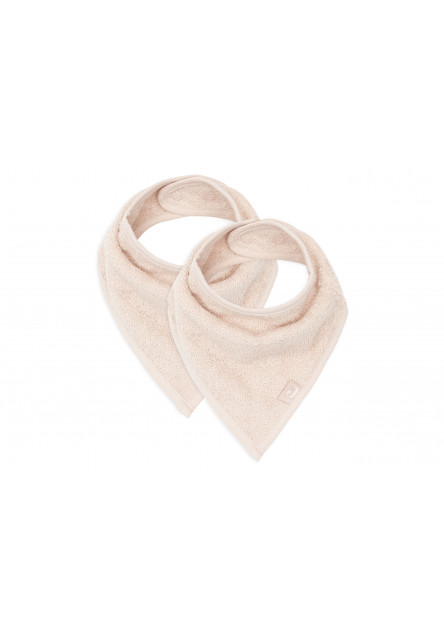 Podbradník bandana 2ks Pale Pink