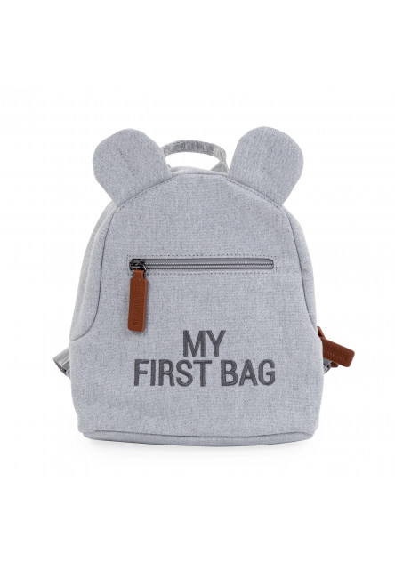 Detský batoh My First Bag Canvas Grey