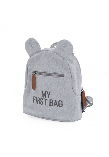 Detský batoh My First Bag Canvas Grey