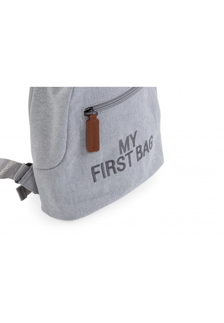 Detský batoh My First Bag Canvas Grey