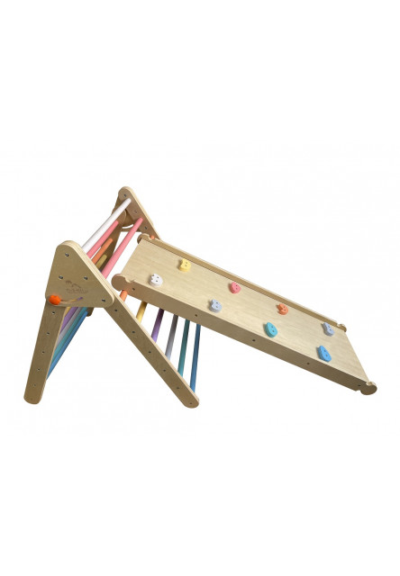 Piklerovej trojuholník s doskou pastelový