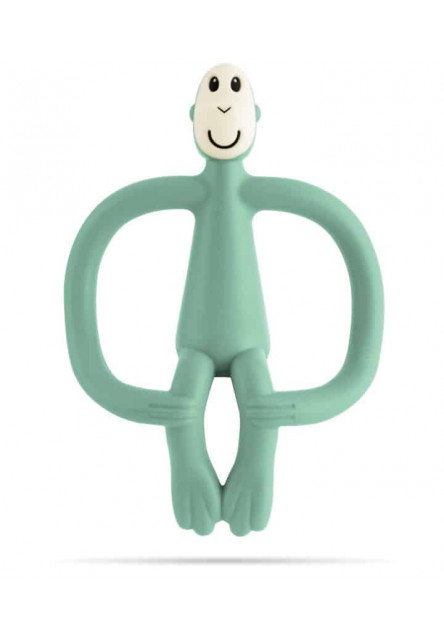 Hryzátko a zubná kefka mint green Matchstick Monkey