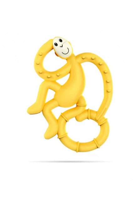 Mini monkey hryzátko s antimikrobiálnym povrchom biocote žlté