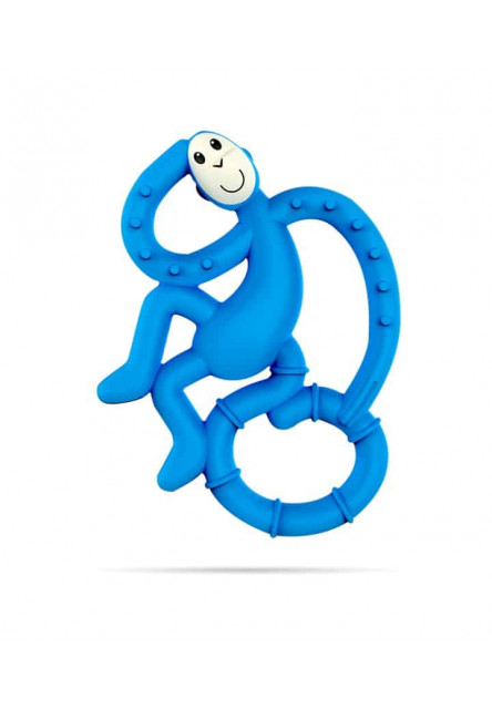 Mini monkey hryzátko s antimikrobiálnym povrchom biocote modré