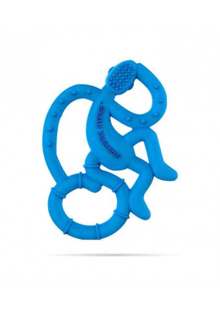 Mini monkey hryzátko s antimikrobiálnym povrchom biocote modré
