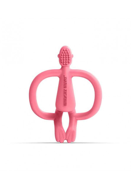 Hryzátko a zubná kefka teether pink