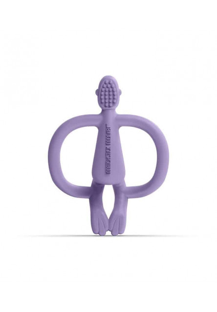 Hryzátko a zubná kefka teether purple