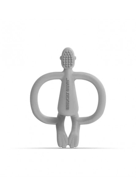 Hryzátko a zubná kefka teether cool grey