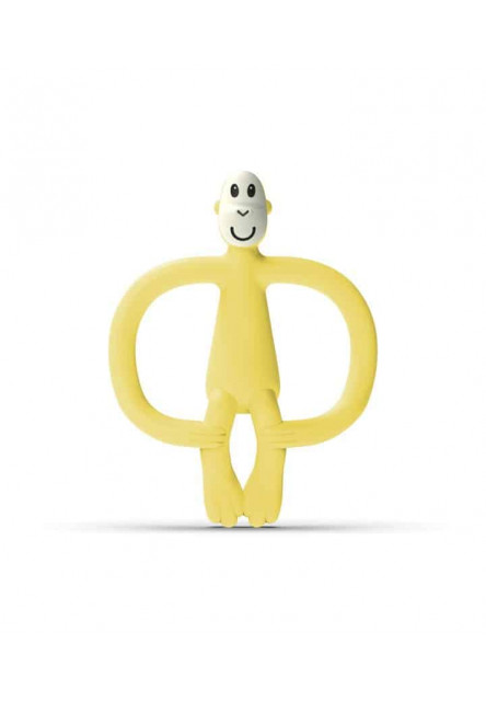 Hryzátko a zubná kefka teether yellow